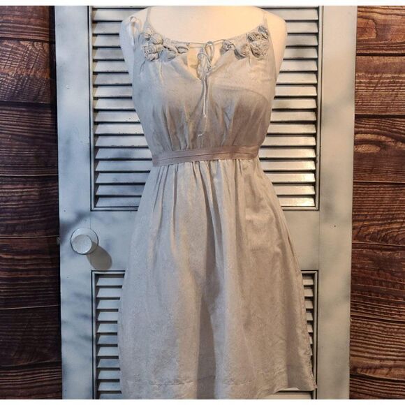 Ann Taylor LOFT Sz 0 Silk Blend Sundress - Picture 2 of 10